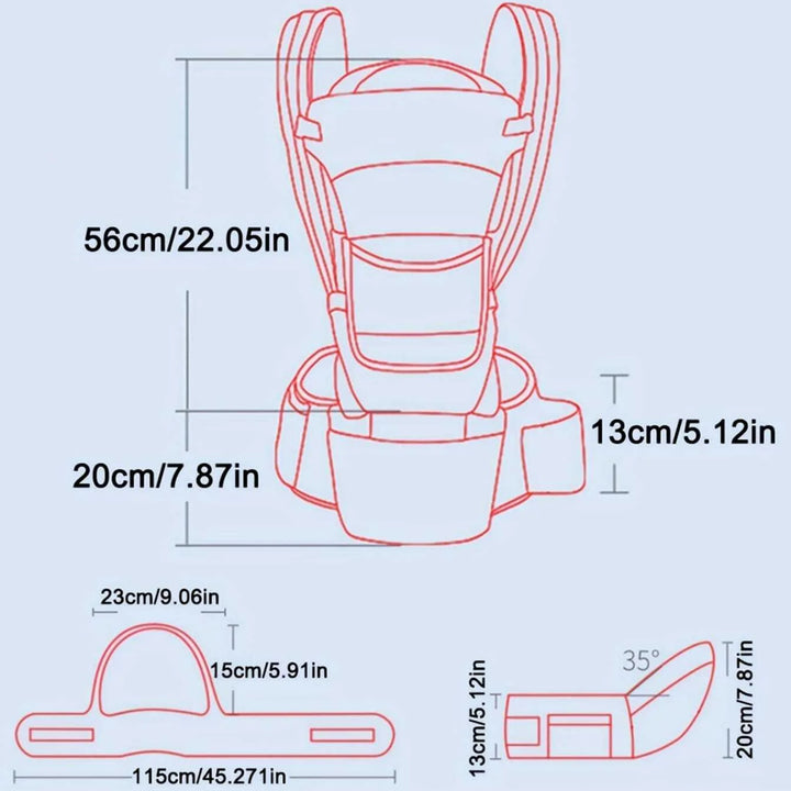 New Adjustable Ergonomic Baby Carrier